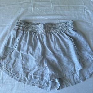 White/Grey Speckled Running Shorts
